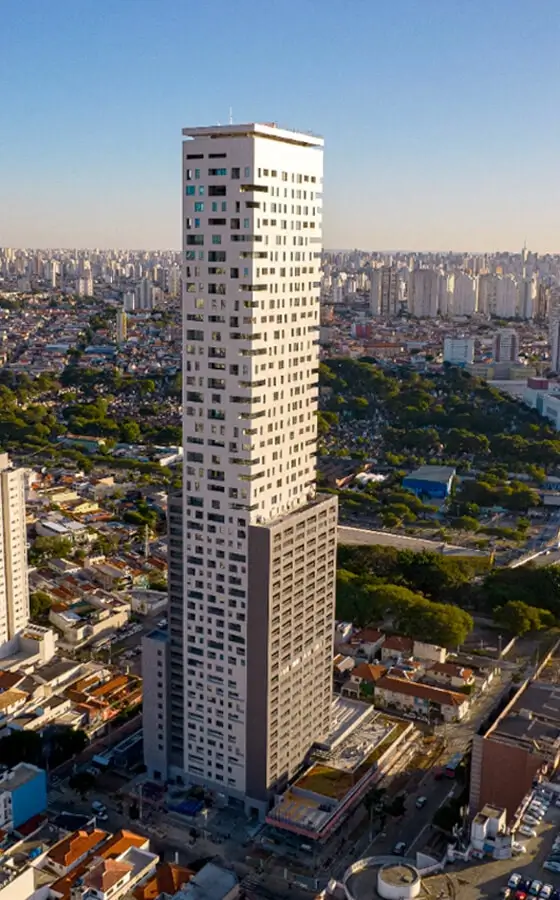 Lista: Os Top 10 Prédios Residenciais Mais Altos De São Paulo 16 Fachada Do Platina 220 No Tatuapé, Arranha-Céu Com 172 Metros E Uso Residencial E Comercial