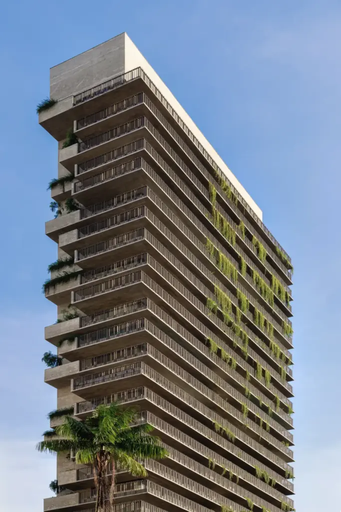 Fachada Do Ibaté Moema Com Arquitetura De Arthur Casas, Torre Única De Alto Padrão Com 25 Unidades Ao Lado Do Parque Ibirapuera
