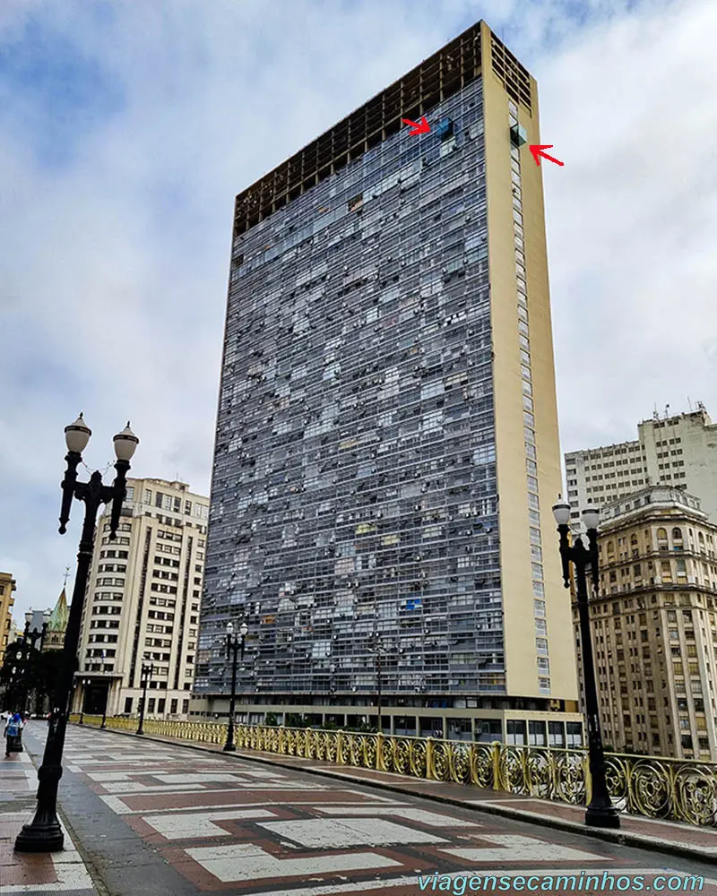 Lista: Os Top 10 Prédios Residenciais Mais Altos De São Paulo 21 Vista Do Edifício Mirante Do Vale, Antigo Prédio Mais Alto De São Paulo, Com Fachada Voltada Para O Viaduto Santa Ifigênia