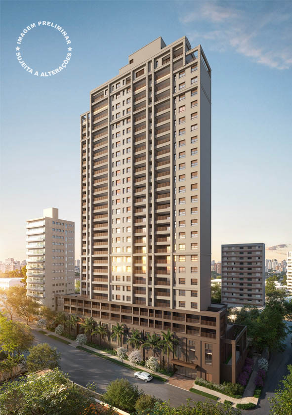 Lindenberg Reserva Paraíso - Lançamento - Lindenberg E Eztec - Rua Mario Amaral - Paraíso - Fachada