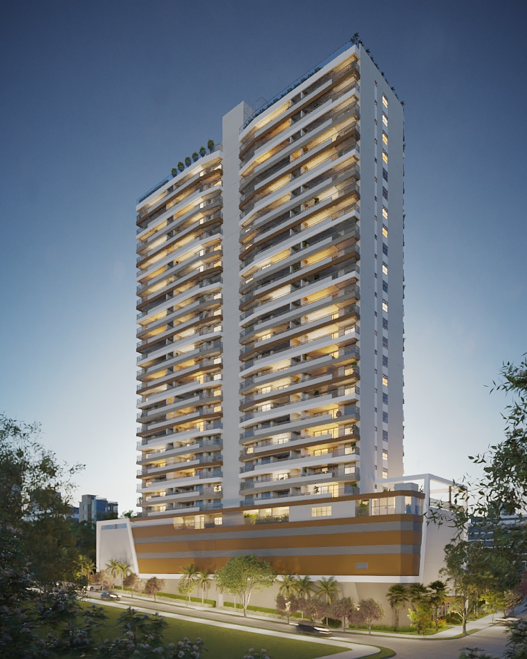 Fachada - Altus Nova Klabin - Lançamento - Nova Klabin - Tarjab - Rua Visconde De Guaratiba