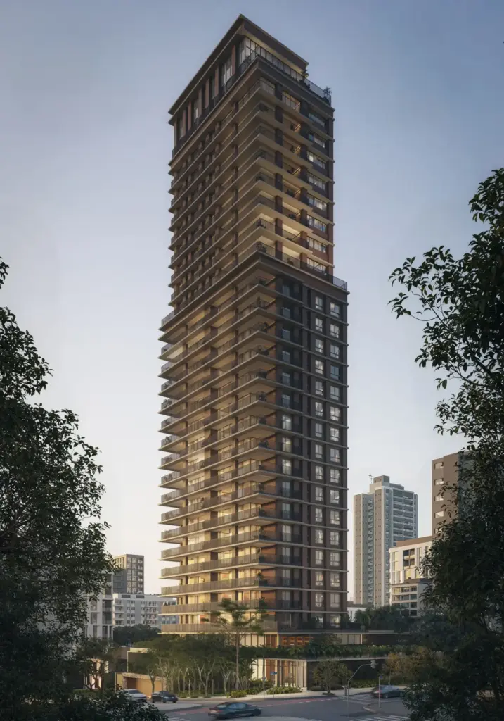 Apartamentos Luxuosos Em Pinheiros Com Lazer Inspirado Em Resorts 6 Fachada Do Primo Pinheiros, Lançamento De Alto Padrão Da Amy Incorporadora Na Rua Mourato Coelho, Em São Paulo