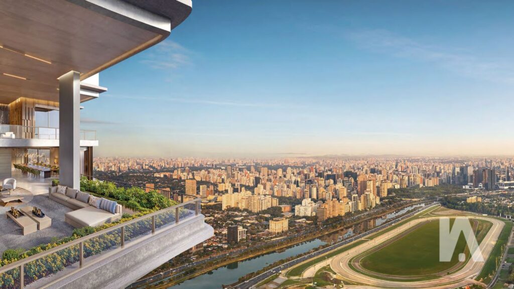 É O Fim Do Jockey Club Em São Paulo? Entenda O Futuro Parque E A Valorização Do Vista Cyrela Furnished By Armani/Casa 2 Varanda De Luxo Do Vista Cyrela Furnished Armani/Casa Com Vista Para O Jockey Club De São Paulo