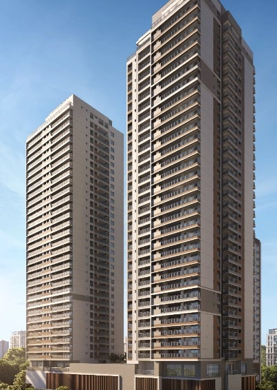 Imagem Da Fachada Do Alameda Tatuapé By Diálogo Mostrando As Duas Torres Residenciais E O Design Contemporâneo Do Condomínio Clube Na Zona Leste De São Paulo