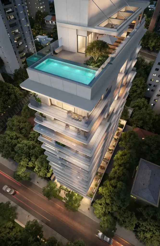 Fachada Do Noon Higienópolis Da Alfa Realty Com Arquitetura Contemporânea E Design Exclusivo De Small Luxury Apartments