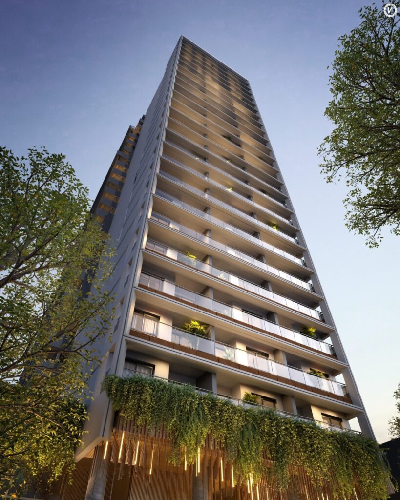 Fachada Do Vitacon Jardins, Lançamento De Studios E 1 Dormitório Na Rua Augusta, Jardins – Sp