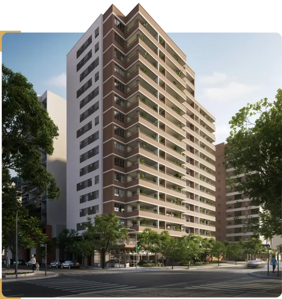 Fachada Sofisticada Do Empreendimento Eucalys Moema By Tarjab Na Av. Dos Carinás 333, Em Moema